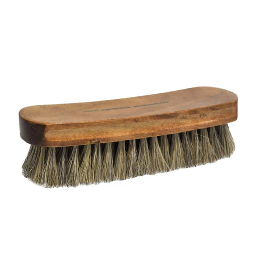 AGS Footwear White Home Shine Brush 75003W