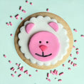 Load image into Gallery viewer, Lucky Lamb – Sprinkles & Sparkles Single Sugar Cookie for Humans
