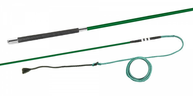 Fleck Lunge Whip Solid Fiberglass Woven Nylon Wrapped Grip