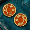 Load image into Gallery viewer, Horse Girl Number Pin Charms by Dubois Cheval
