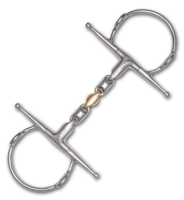 Stübben 2477 STEELtec Waterford Full Cheek Gag Bit