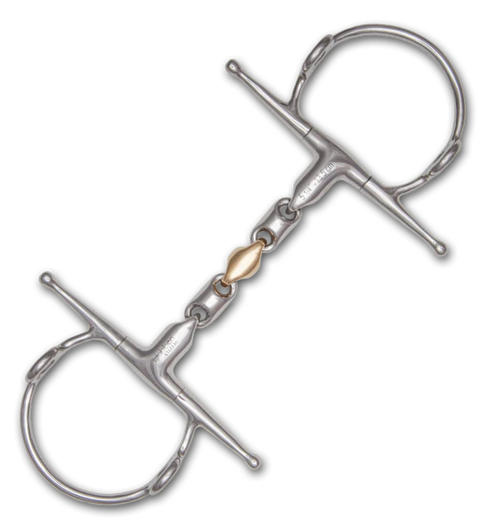 Stübben 2477 STEELtec Waterford Full Cheek Gag Bit